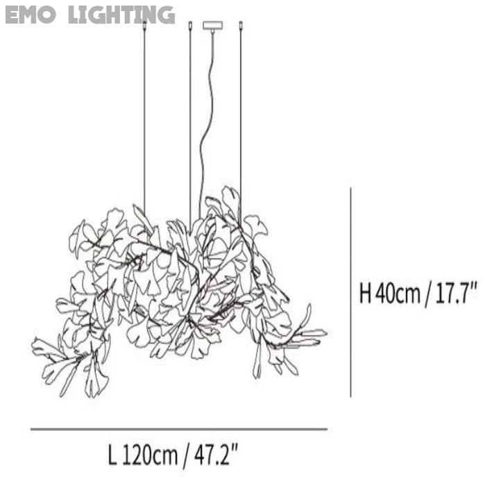 Gingko Luxury Chandelier Style G - thebelacan