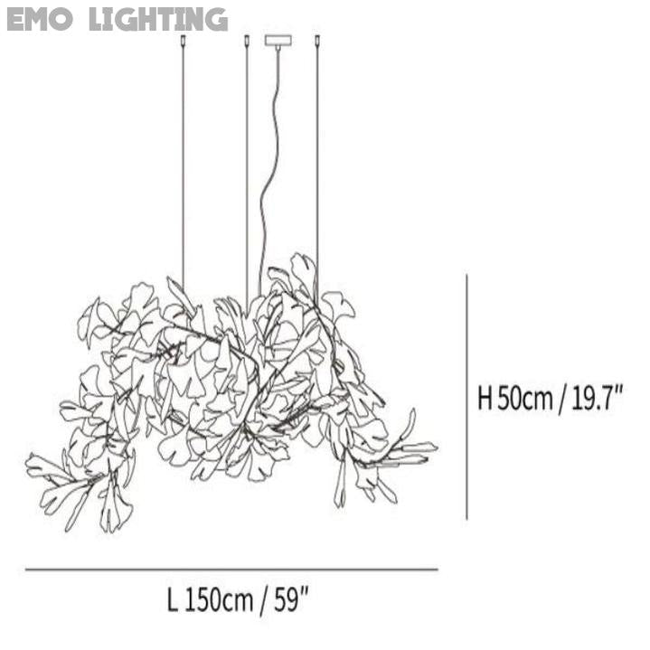 Gingko Luxury Chandelier Style G - thebelacan
