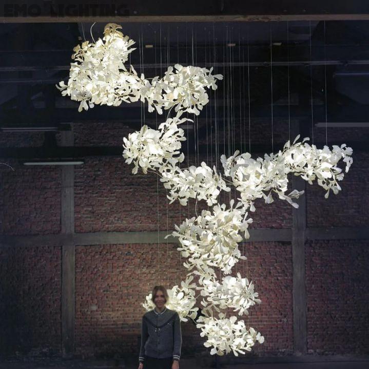 Gingko Combination Chandelier - thebelacan