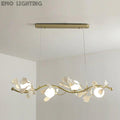 Gingko Glass Chandelier - thebelacan