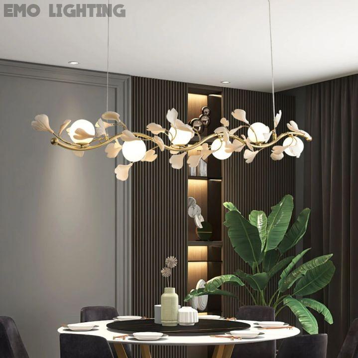 Gingko Glass Chandelier - thebelacan