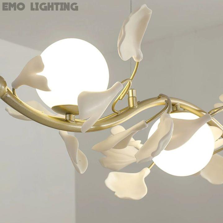 Gingko Glass Chandelier - thebelacan