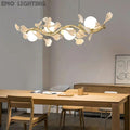 Gingko Glass Chandelier - thebelacan