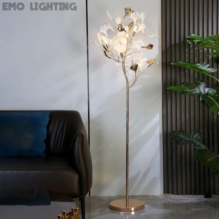 Gingko Leaf Floor Lamp - thebelacan