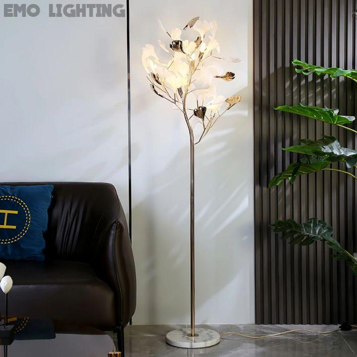 Gingko Leaf Floor Lamp - thebelacan