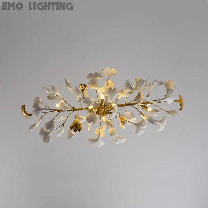 Gingko Luxury Chandelier Style C - thebelacan