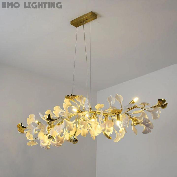 Gingko Luxury Chandelier Style C - thebelacan