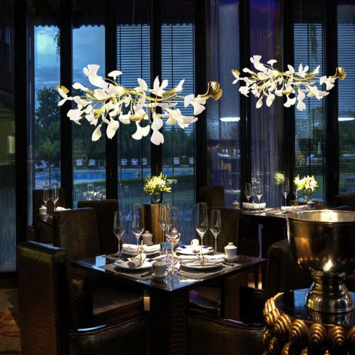 Gingko Luxury Chandelier Style C - thebelacan