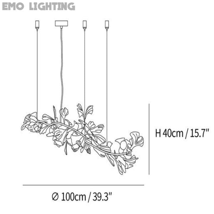 Gingko Luxury Chandelier Style I - thebelacan