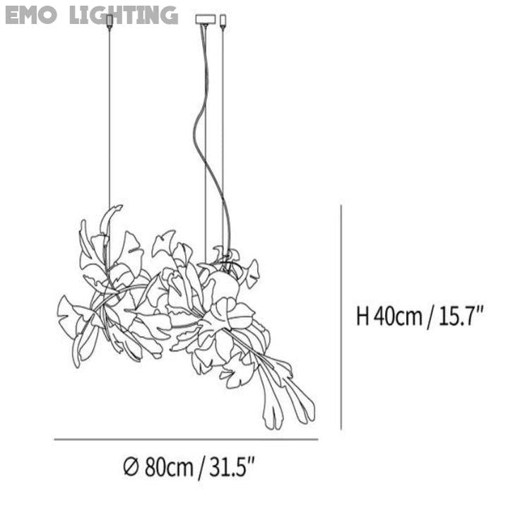 Gingko Luxury Chandelier Style I - thebelacan