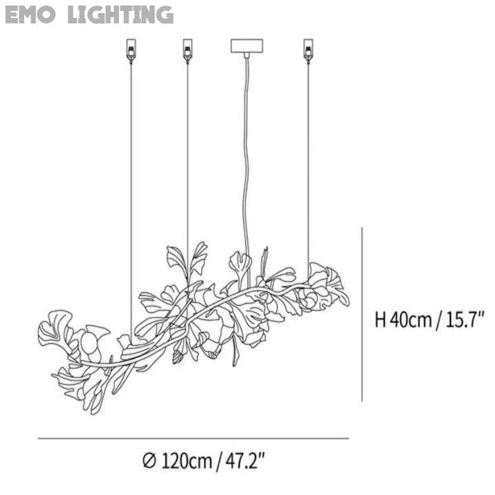Gingko Luxury Chandelier Style I - thebelacan