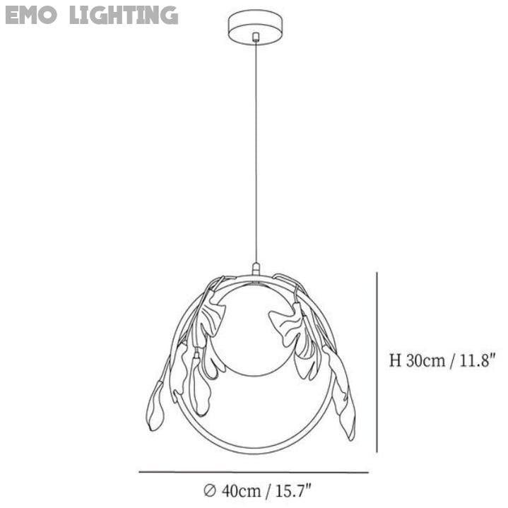 Gingko Pendant Lamp - thebelacan