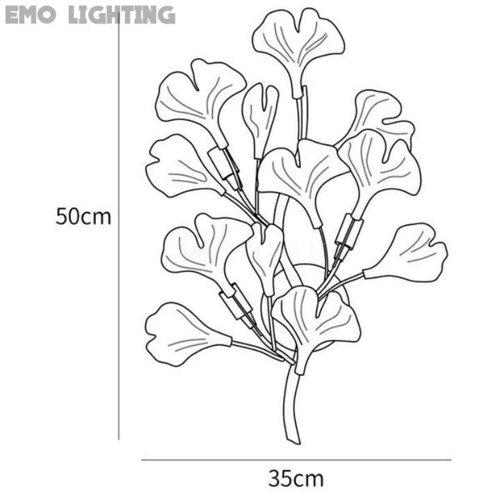 Gingko Wall Sconce - thebelacan