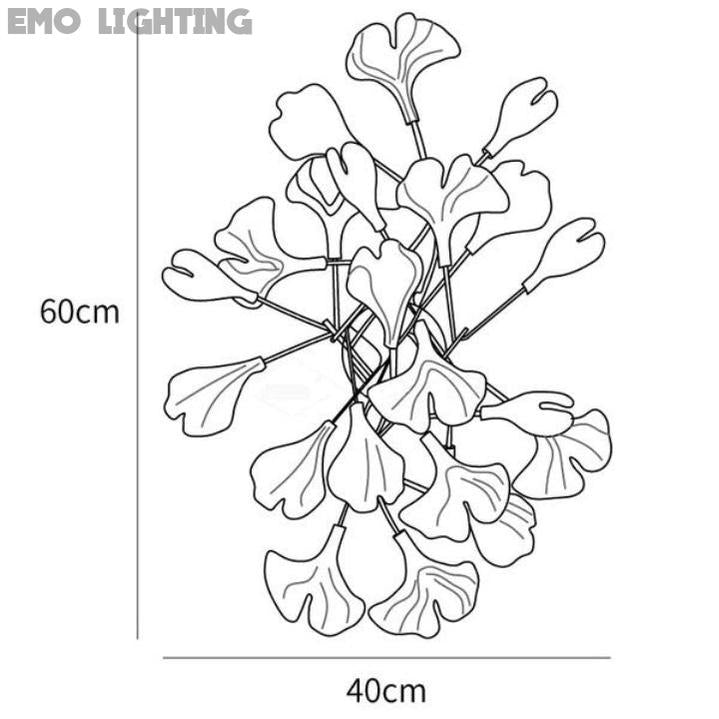 Gingko Wall Sconce - thebelacan