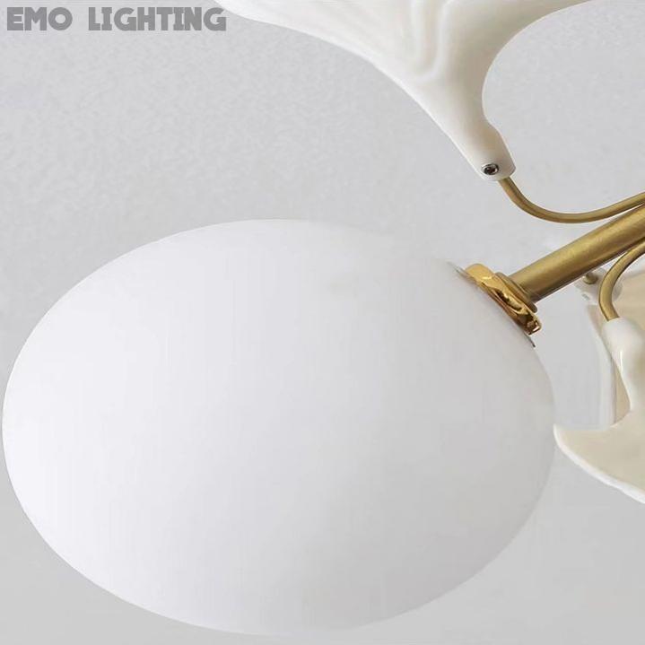 Ginkgo Glass Ceiling Lamp - thebelacan