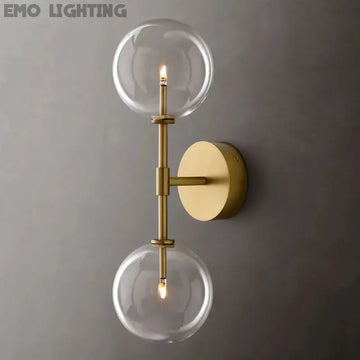 Glass Globe Wall Sconce