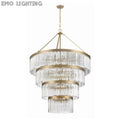 Grent 4-Tier Round Crystal Chandelier 40