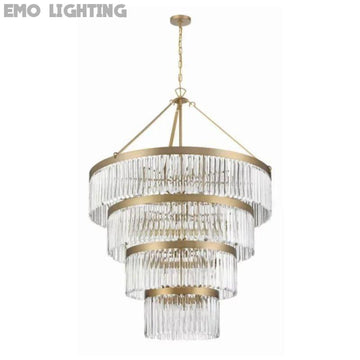 Grent 4-Tier Round Crystal Chandelier 40" - thebelacan