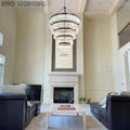 Grent 5-Tier Round Crystal Chandelier 48
