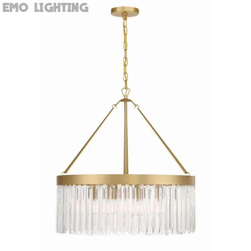 Grent Crystal Waterfall Round Chandelier - thebelacan