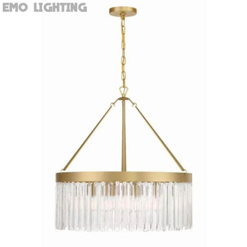 Grent Crystal Waterfall Round Chandelier - thebelacan