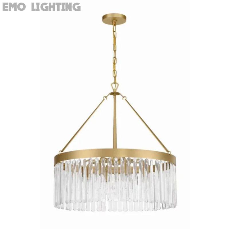Grent Crystal Waterfall Round Chandelier - thebelacan