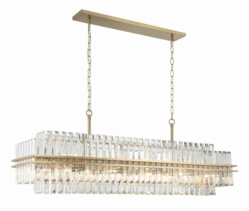 Hayes Rectangular Chandelier 50"