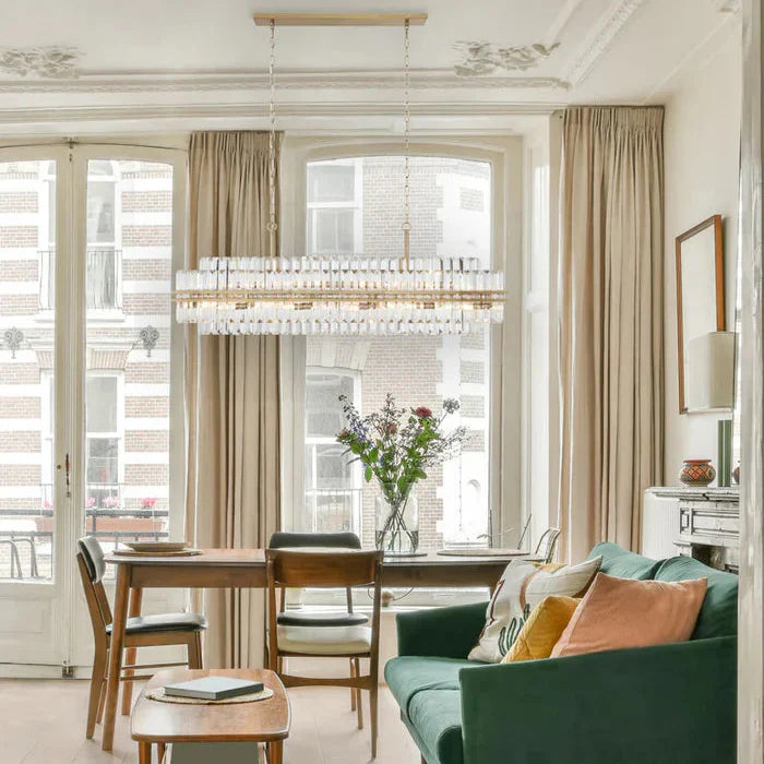 Hayes Rectangular Chandelier 50"