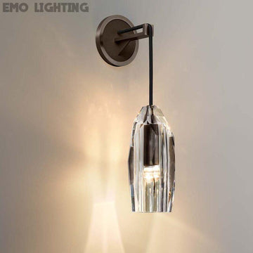 Lafi Crystal Glass Wall Sconce