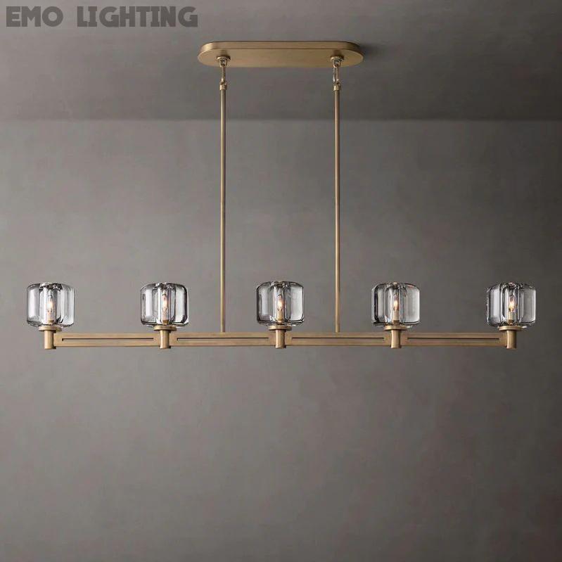 Demaret Crystal Linear Chandelier 54''