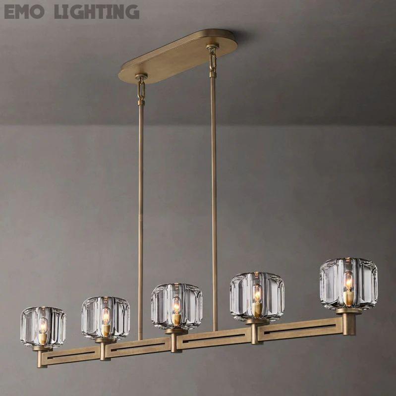 Demaret Crystal Linear Chandelier 54''