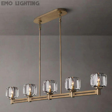 Demaret Crystal Linear Chandelier 54''