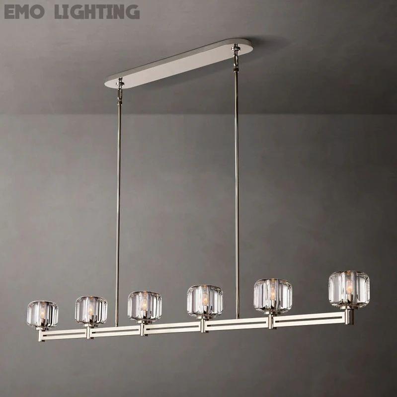 Demaret Crystal Linear Chandelier 72''