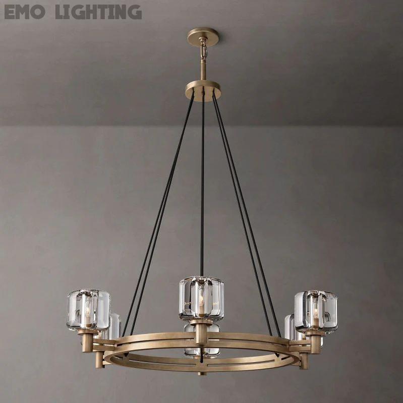 Demaret Crystal Round Chandelier 36''