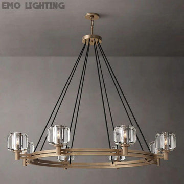 Demaret Crystal Round Chandelier 48''