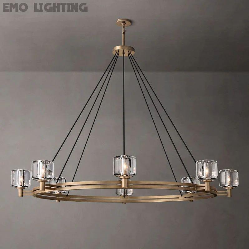 Demaret Crystal Round Chandelier 60''