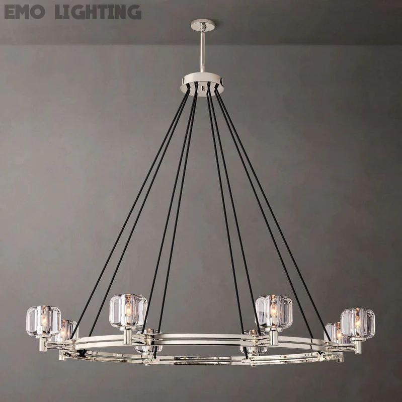 Demaret Crystal Round Chandelier 60''