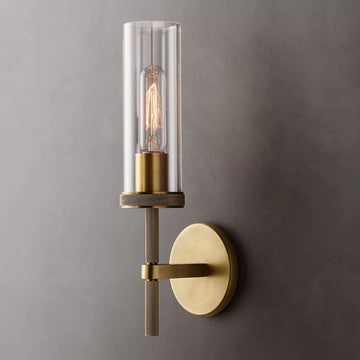 Lambert Knurled Single Sconce