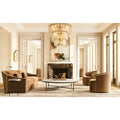 Lattica Multi-Layer Round Living Room Chandelier 47