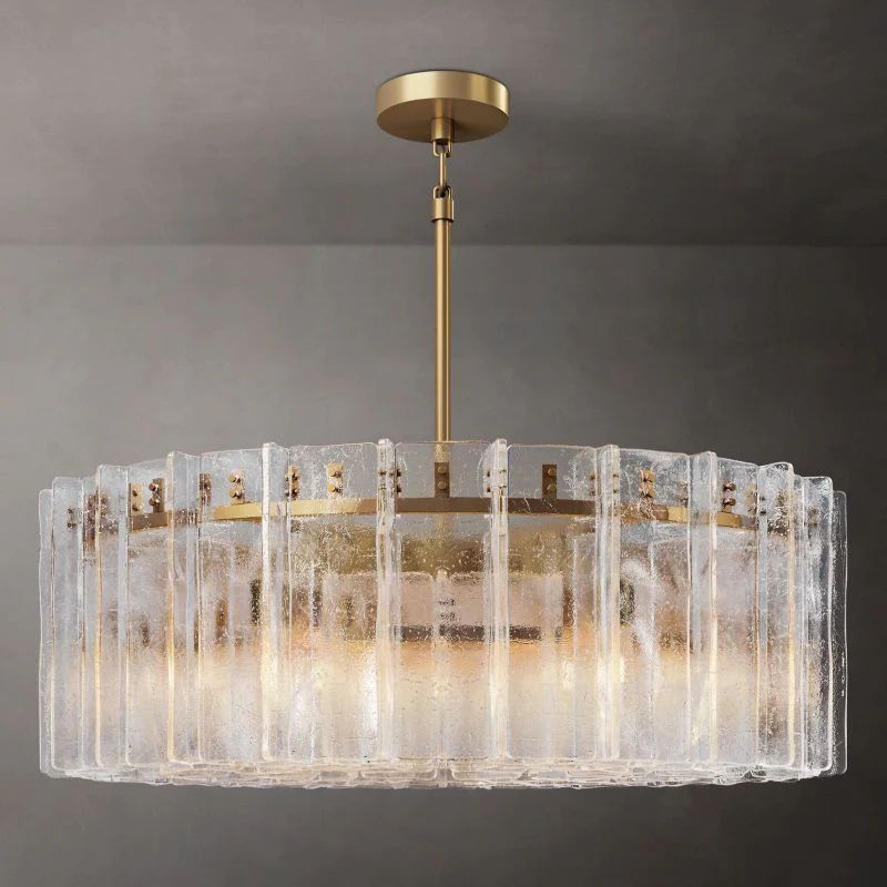 Lattice Round  Living Room Chandelier 48"