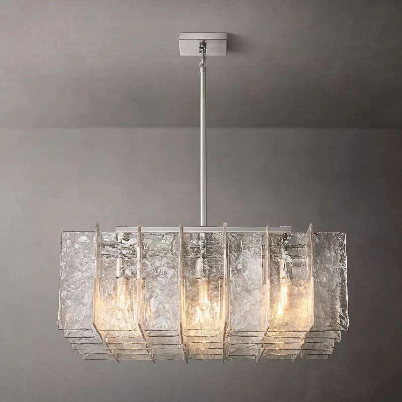 Lattice Square  Dining Room Chandelier 37"