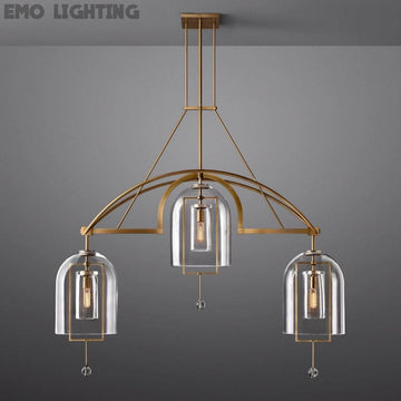 Fulcrum Linear Chandelier 61" 3 Lights