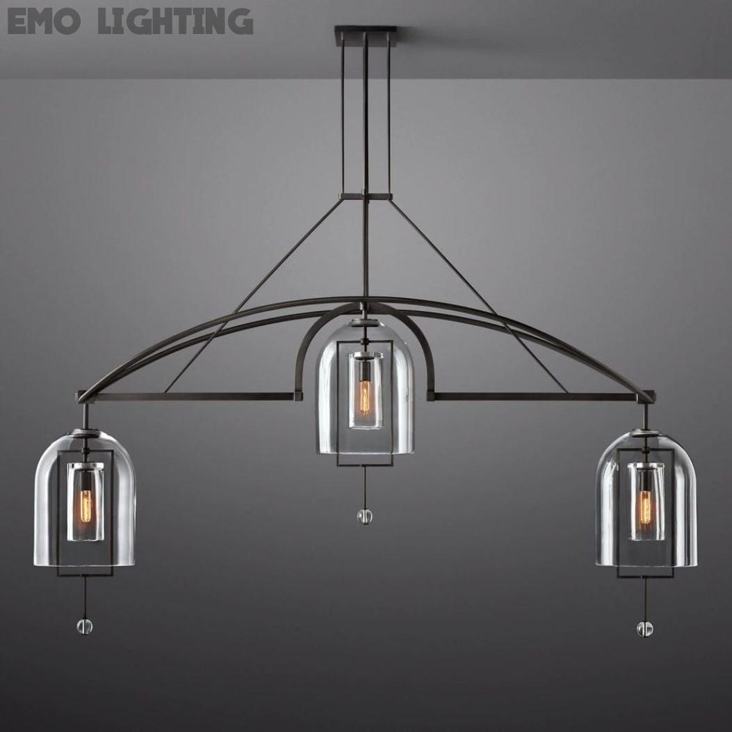 Fulcrum Linear Chandelier 85" 3-Lights