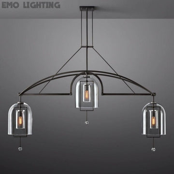 Fulcrum Linear Chandelier 85" 3-Lights