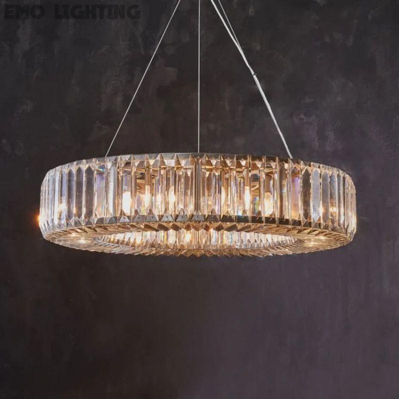 Lita Round Crystals Chandelier - thebelacan