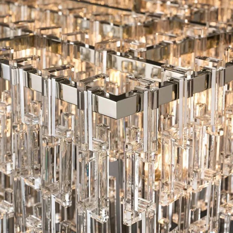 Marigan Crystal Rectangle Chandelier 60"