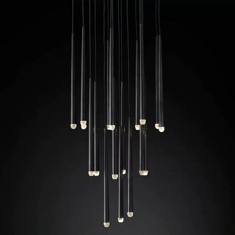 Aquitain Modern Round Chandelier 30"