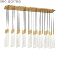 Noland 27-Light Linear Crystal Chandelier 48