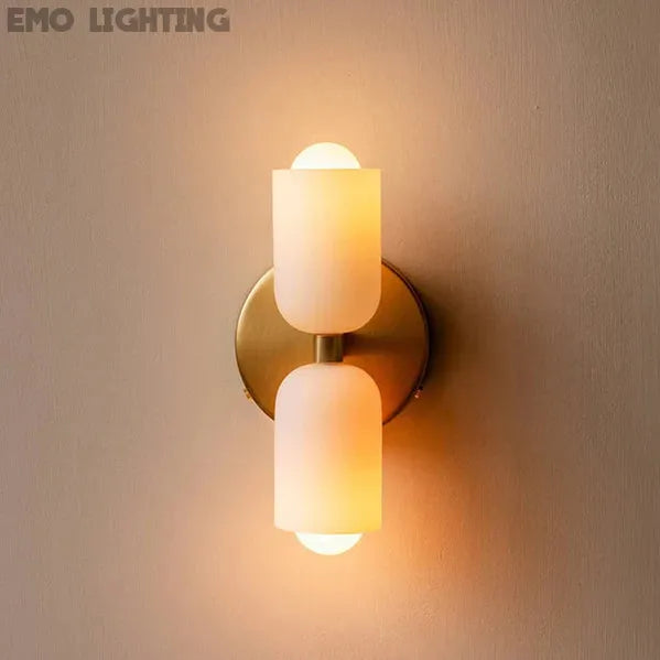 Glass Up Down Wall Sconce