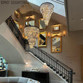 Odeon Spiral Crystal Chandelier 36